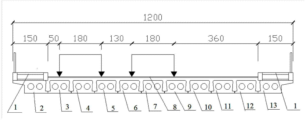 Method for fast assessment on bearing capacity of bridge based on moving load test