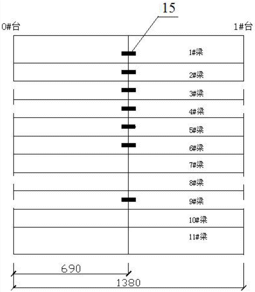 Method for fast assessment on bearing capacity of bridge based on moving load test