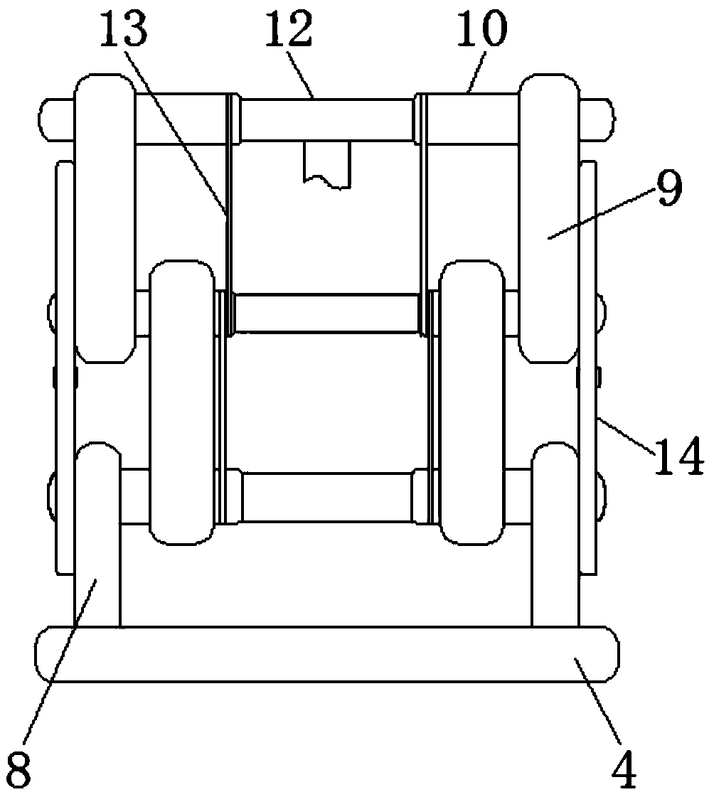 Automatic mechanical climbing type steel transportation device