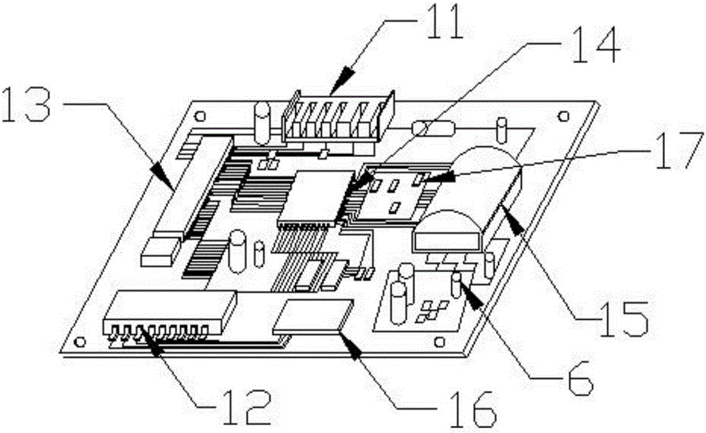 Automatic control device for high security civil water supply pipe network system