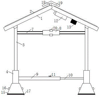 Solar parking shed