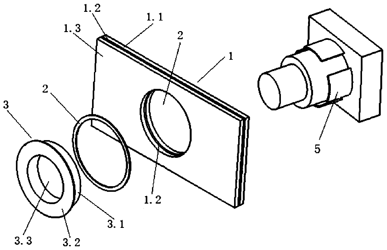 Connecting structure of battery box and high-voltage connector shielding ring, battery box and automobile