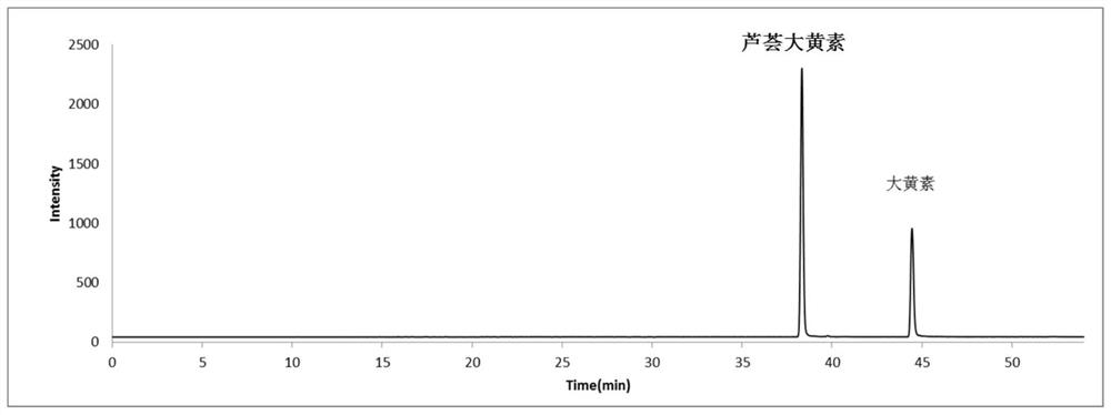 Liquid chromatography-tandem mass spectrometry detection method for emodin and aloe-emodin in mouse urine