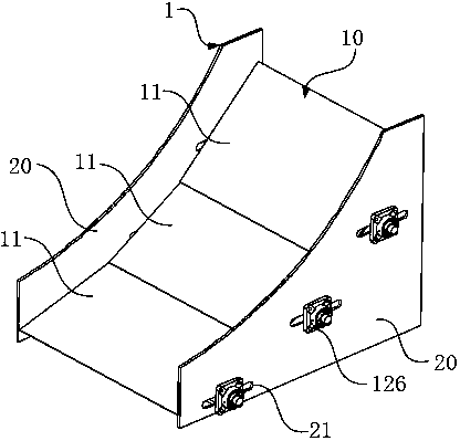 Material arrangement device and conveying equipment