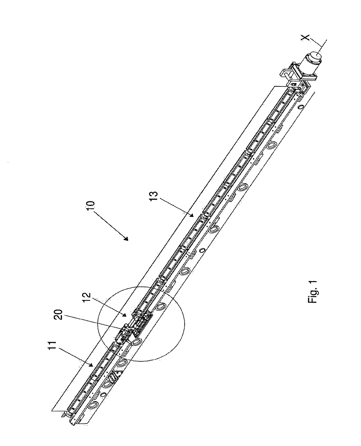 Bar unloading apparatus of the revolver type provided with braking device