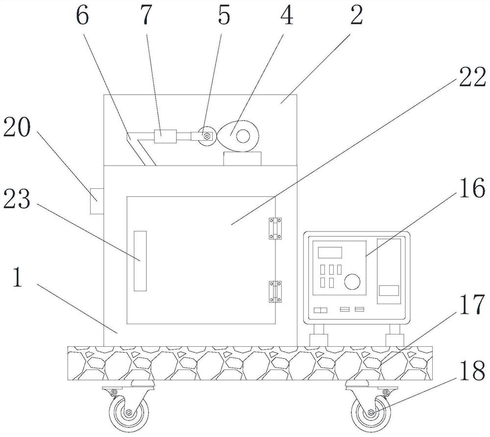 Spectral analysis device for color mixing of painting pigment