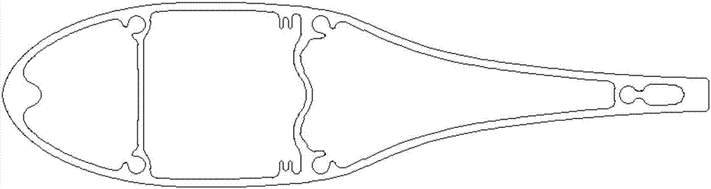 Aluminum alloy section for automobile connecting plate and manufacturing method thereof