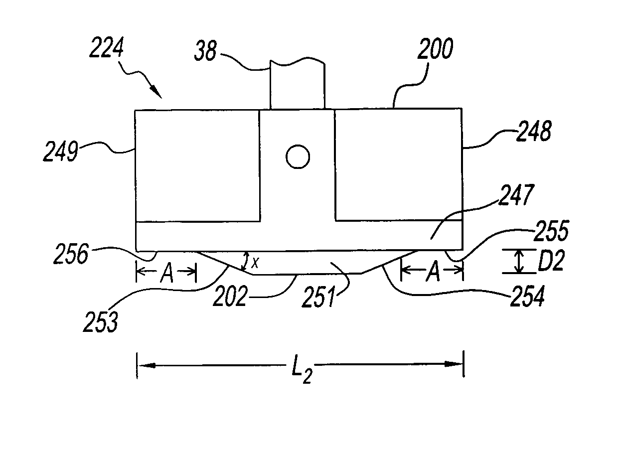 Keel type ram for use in internal batch mixers with tangential rotors