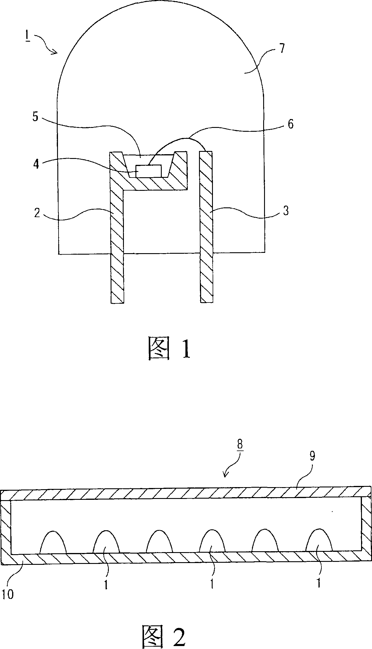 Phosphor mixture, light-emitting device, image display and lighting unit