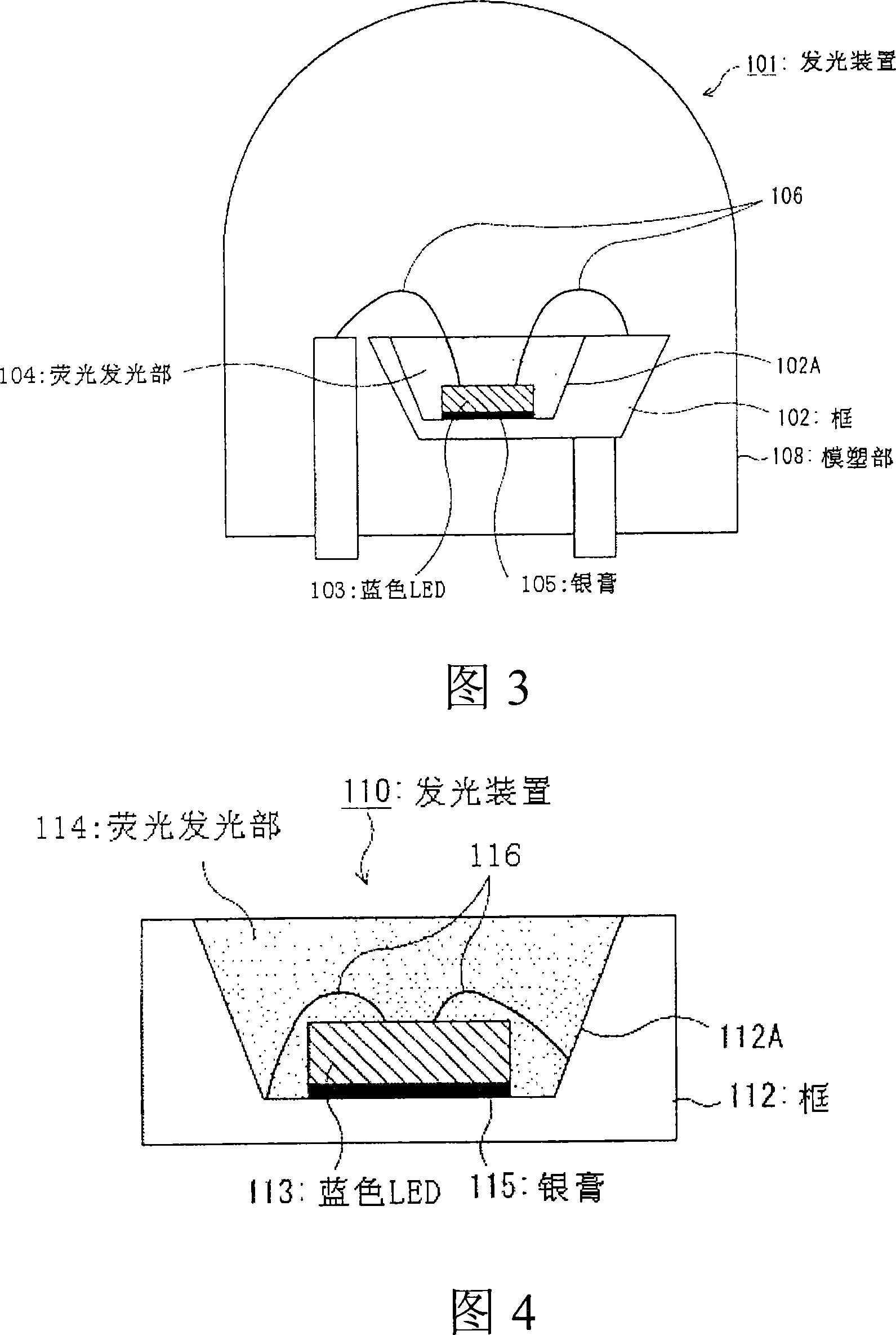 Phosphor mixture, light-emitting device, image display and lighting unit