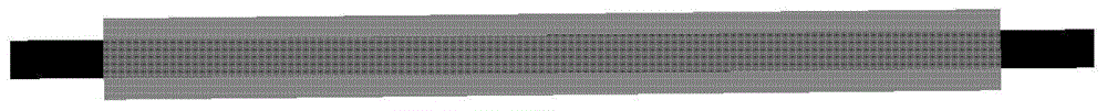 Ionic induction type artificial skin array structure and preparation method thereof