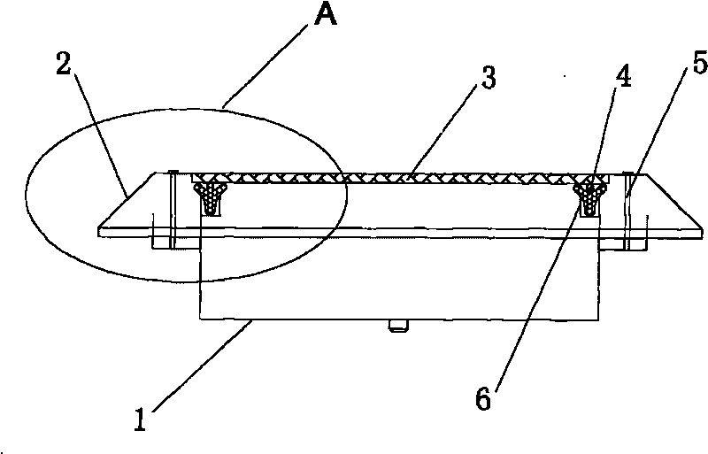 Sealing structure of high-cleaning lamp