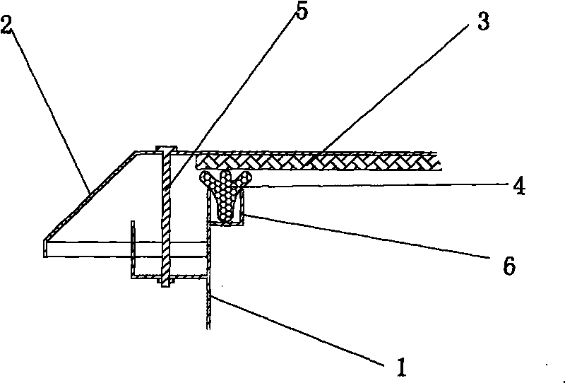 Sealing structure of high-cleaning lamp