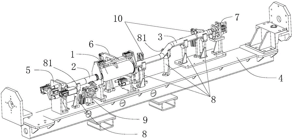 Clamping device for special-shaped pipe welding