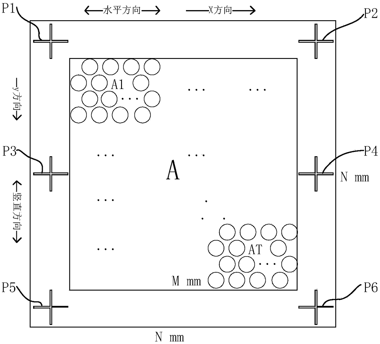 Fluorescence collection and analysis method for array type microfluidic chip