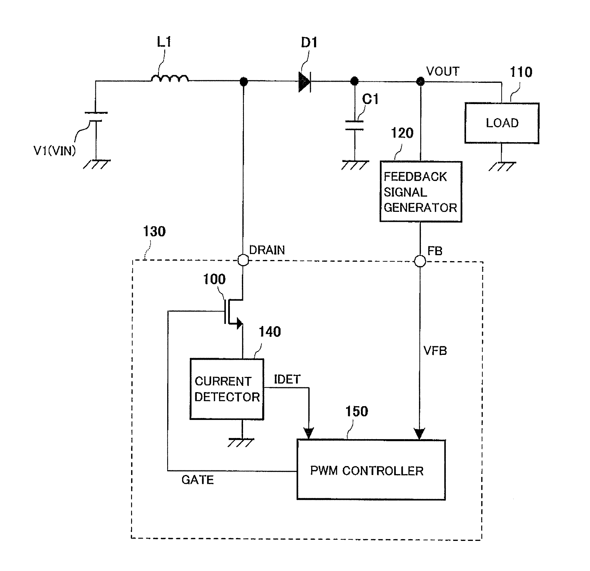 Overcurrent protection circuit and overcurrent protection method