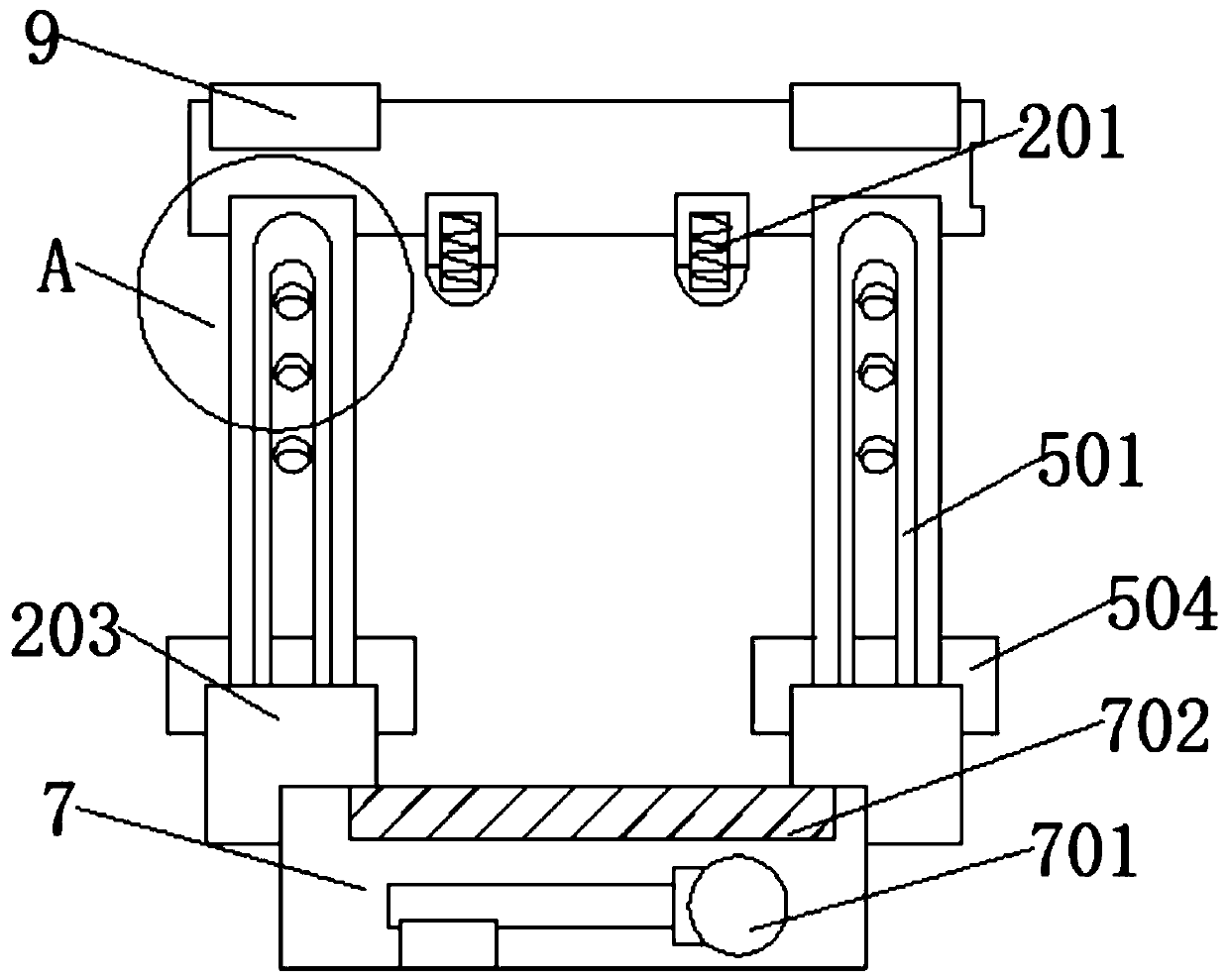 Portable environment-friendly eyesight measuring device for ophthalmology