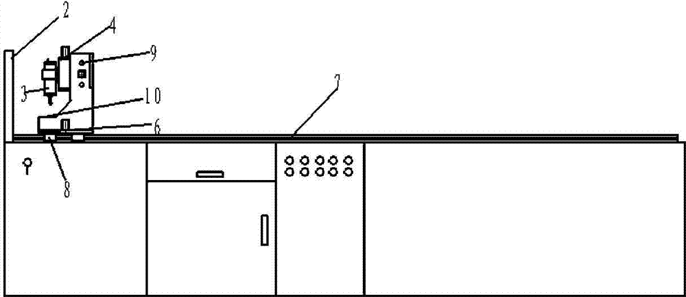 Automated drilling device with double main shafts