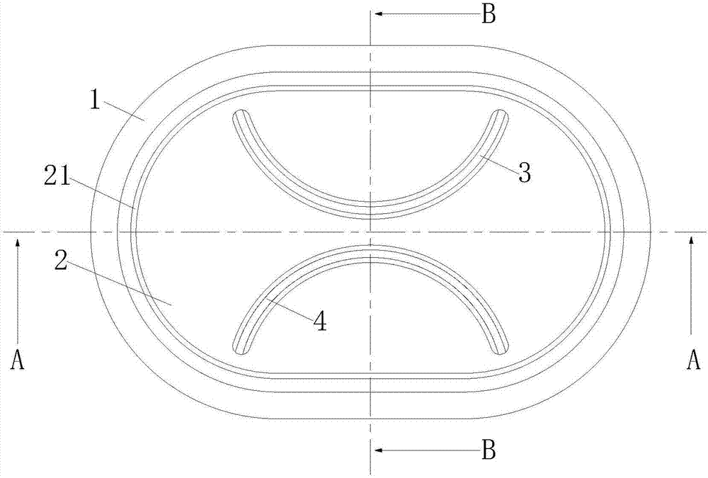 Lithium ion battery anti-explosion valve with reinforcing ribs