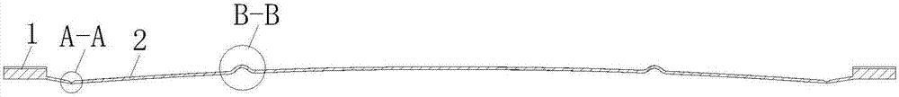 Lithium ion battery anti-explosion valve with reinforcing ribs