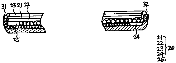 Sliding plate type support structure and flexible display device