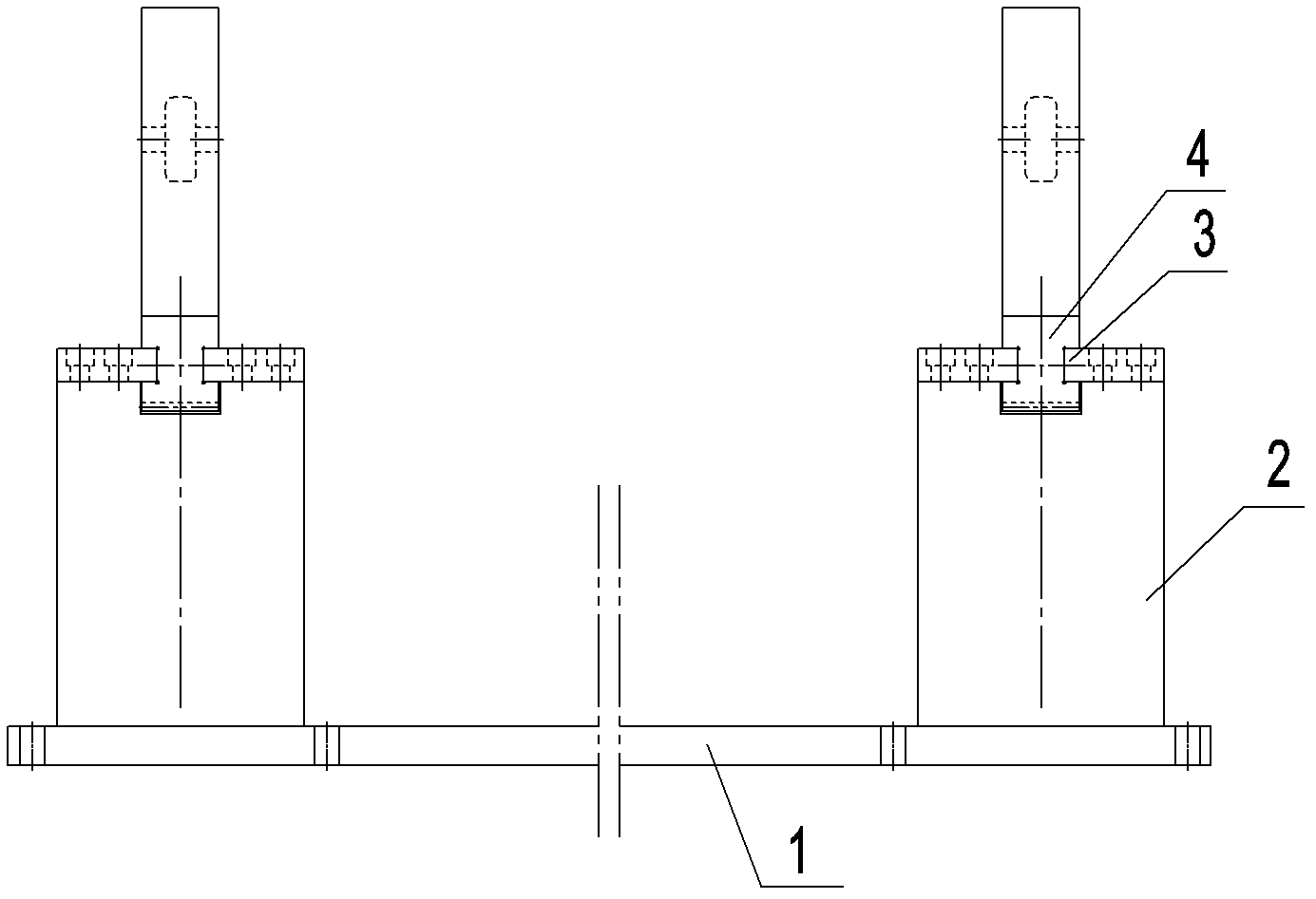 Boring automatic centering clamp of drive axle housing