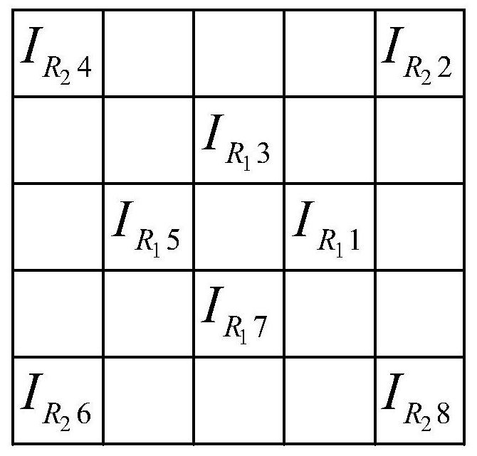 Face feature extraction method of self-adaptive extension cross type local binary pattern