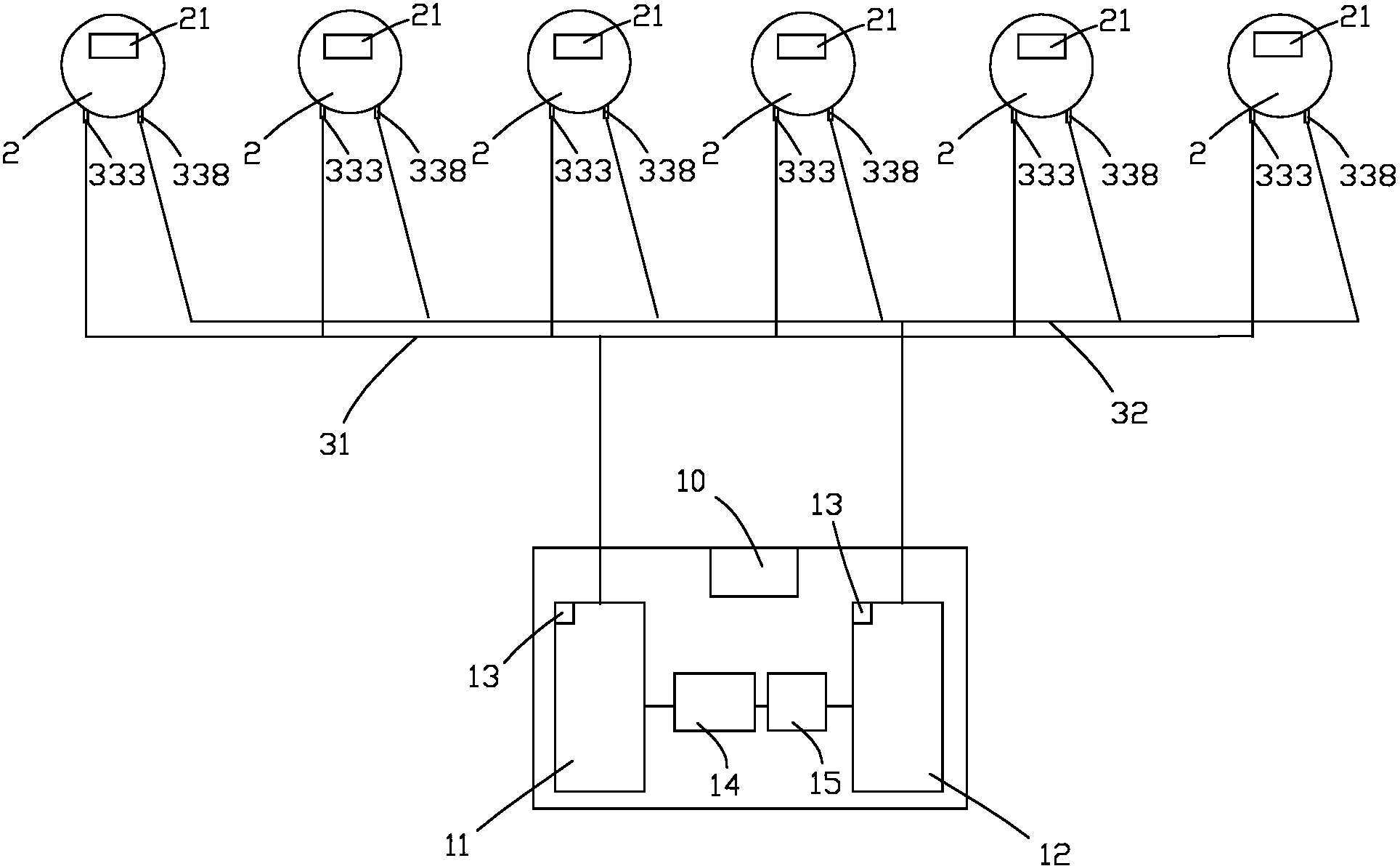 Integrated high-pressure gas supply system with solar Stirling generator unit