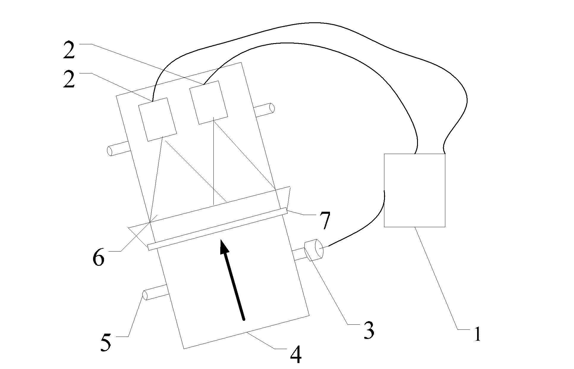 Calibration paper of multiple-linear-array charge coupled device (CCD) scanning system and adjusting method