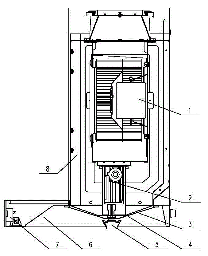 European style range hood for automatically opening and closing oil screen