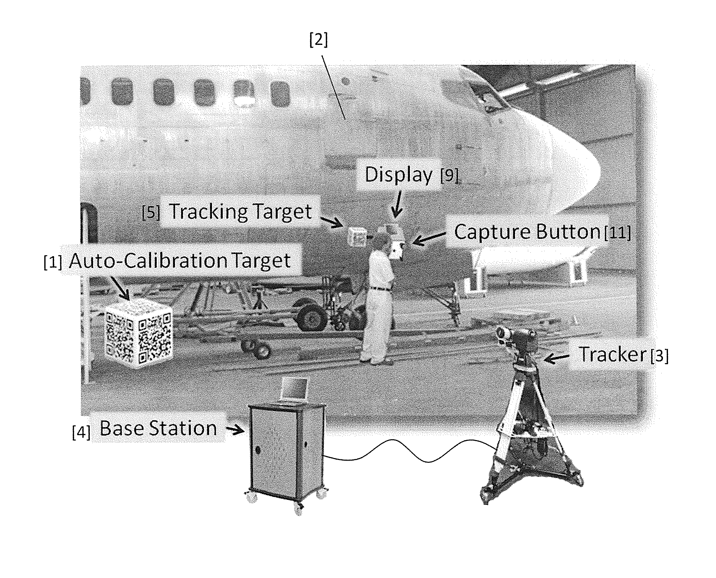 Method and apparatus for camera-based 3D flaw tracking system