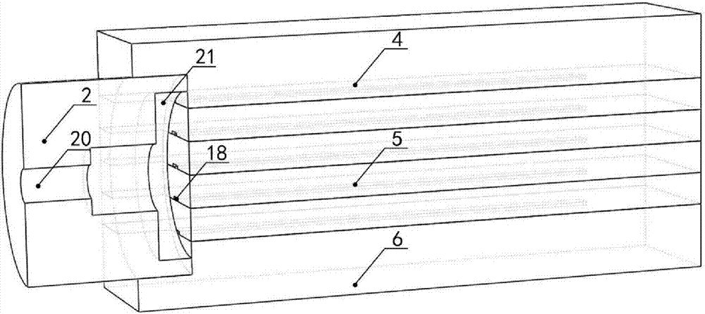 High-throughput micron particle circular sorting and concentrating device and manufacturing method thereof