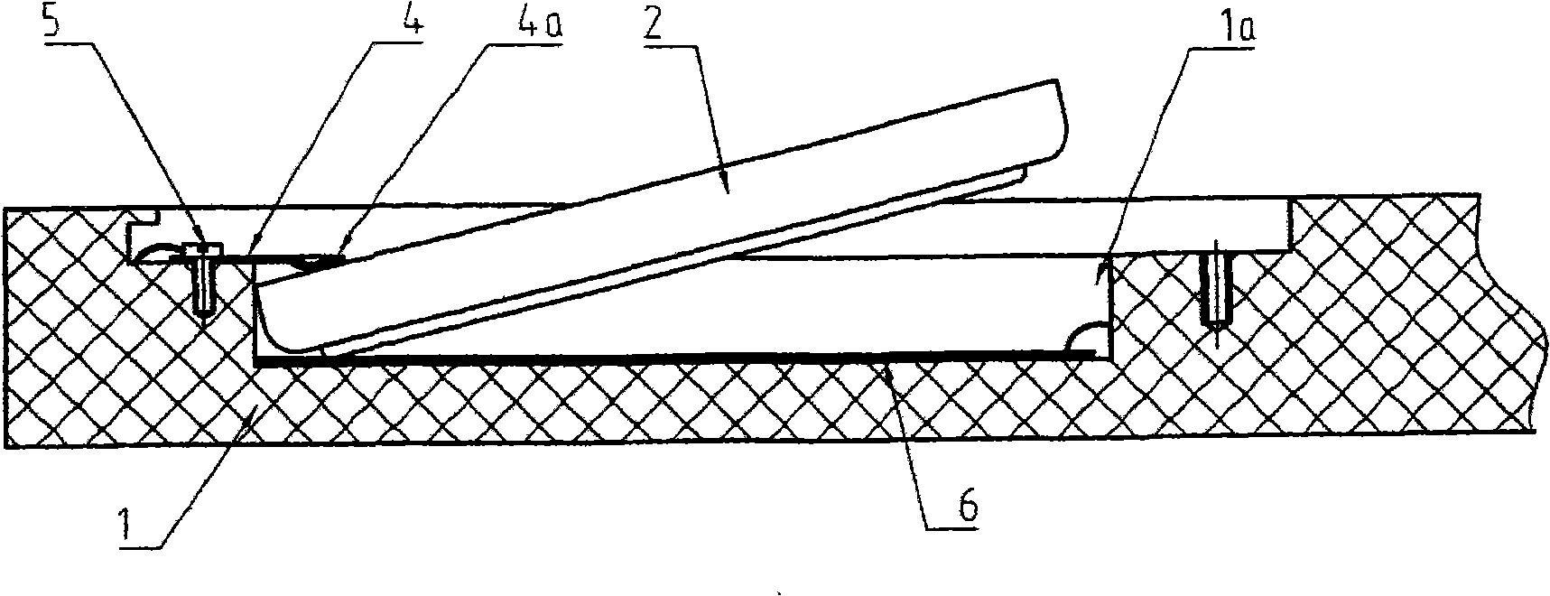 Electronic apparatus power supply output end structure