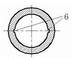 An adjustable wavelength centrifugal pump noise reduction tube