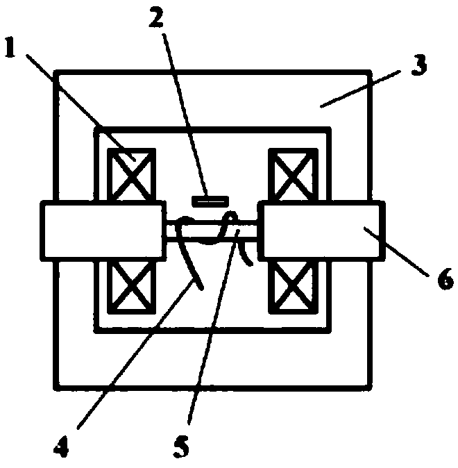 Magnetic property detection and analysis method of permanent magnet material for motor