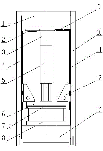 Use method of intelligent hydraulic mold adjustment pressure exerting device