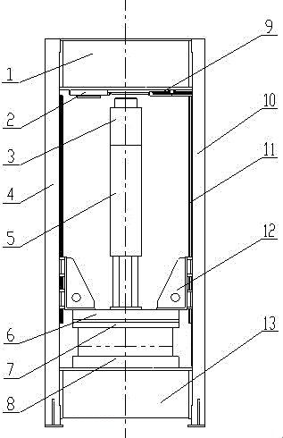 Use method of intelligent hydraulic mold adjustment pressure exerting device