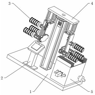 Washing device for production of washing machine collars