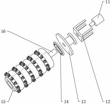 Washing device for production of washing machine collars