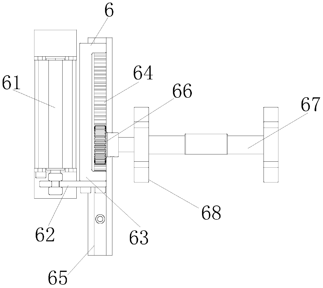 Auxiliary fixing device used for model making