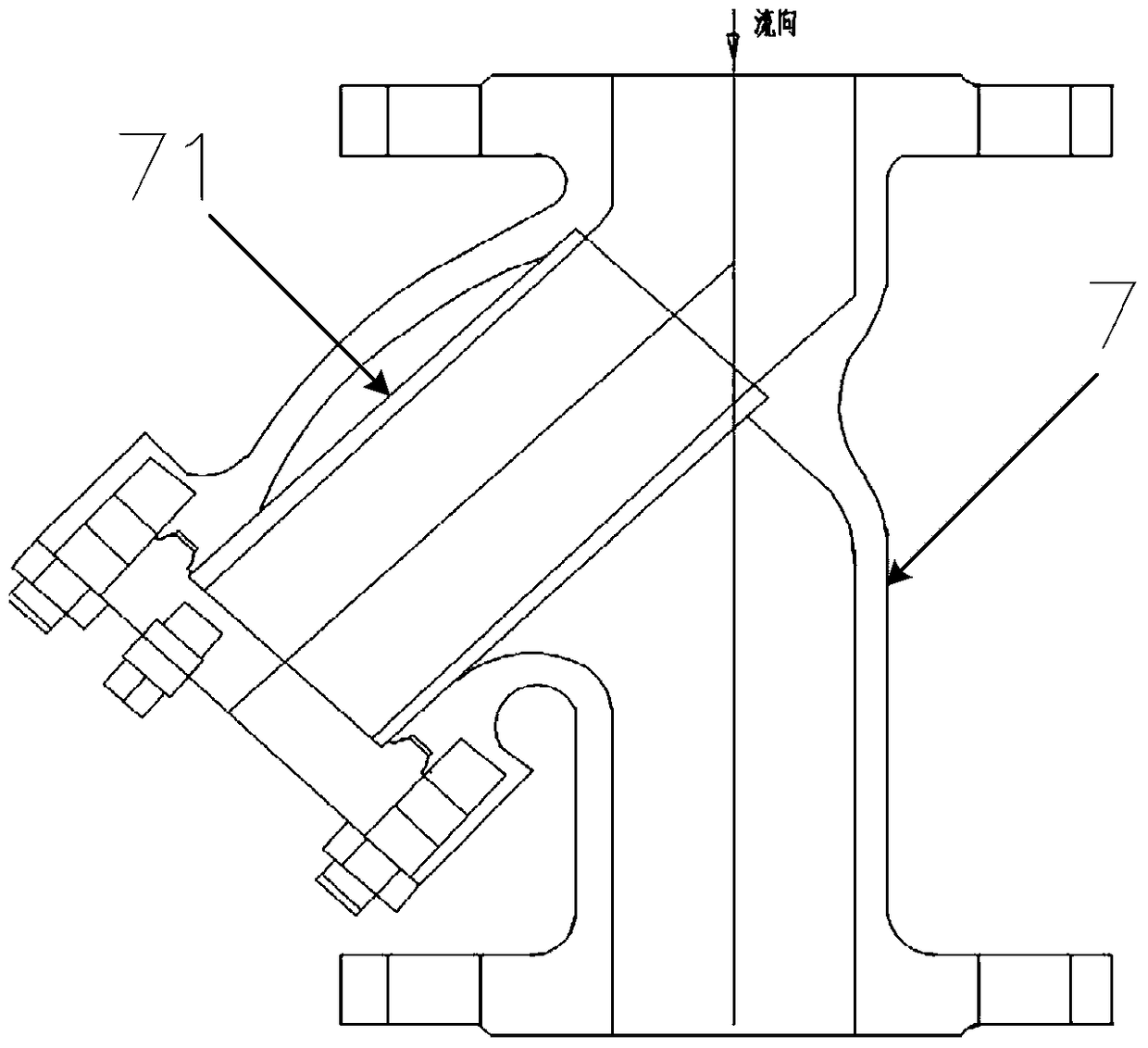 A high-speed filter with a siphon automatic residual pressure exhaust diversion pressure relief device