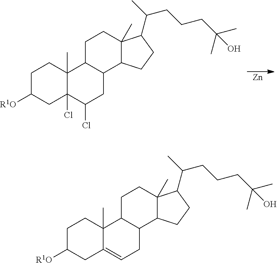 Method of synthesizing 25-hydroxy cholesterol