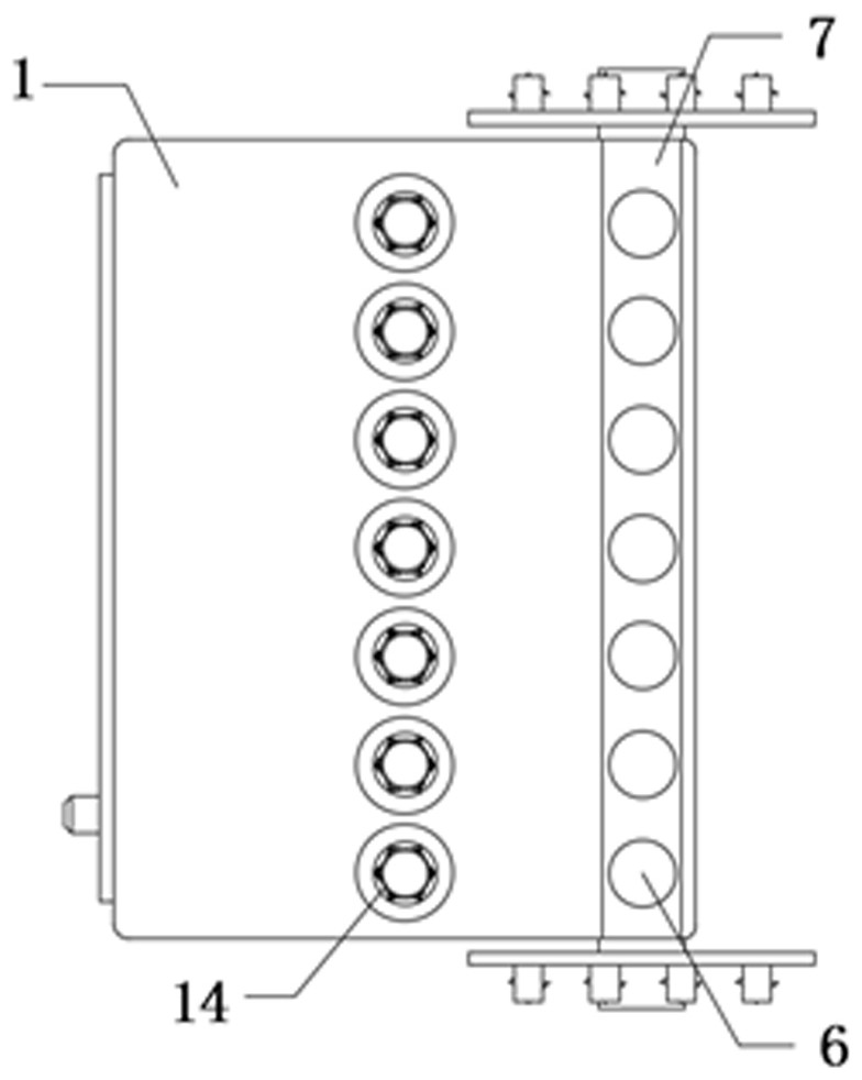 Offshore oilfield shore power connection device based on shore-based power supply