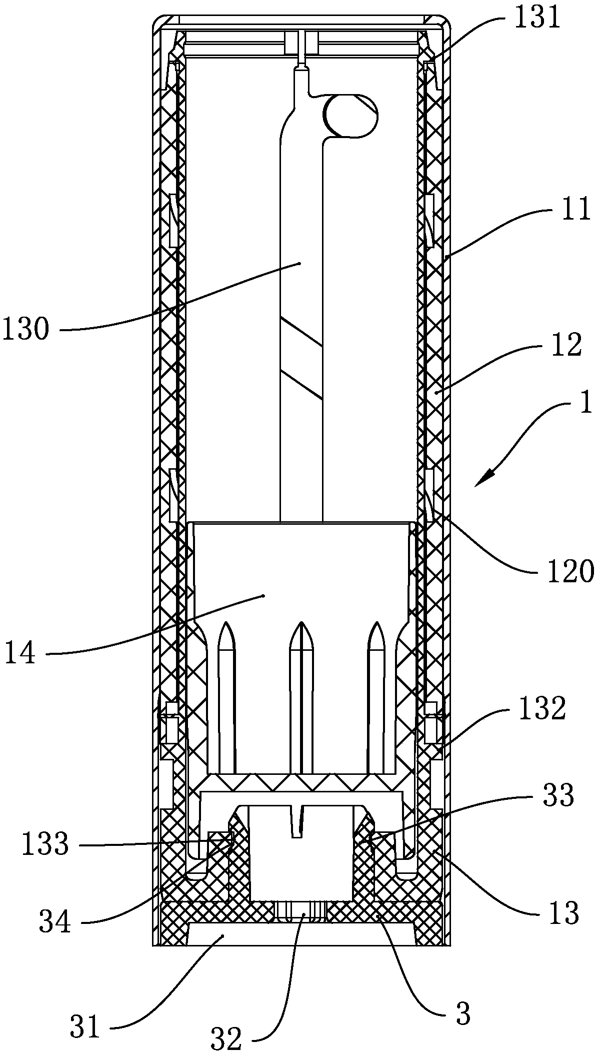 Median bundle core and packaging pipe