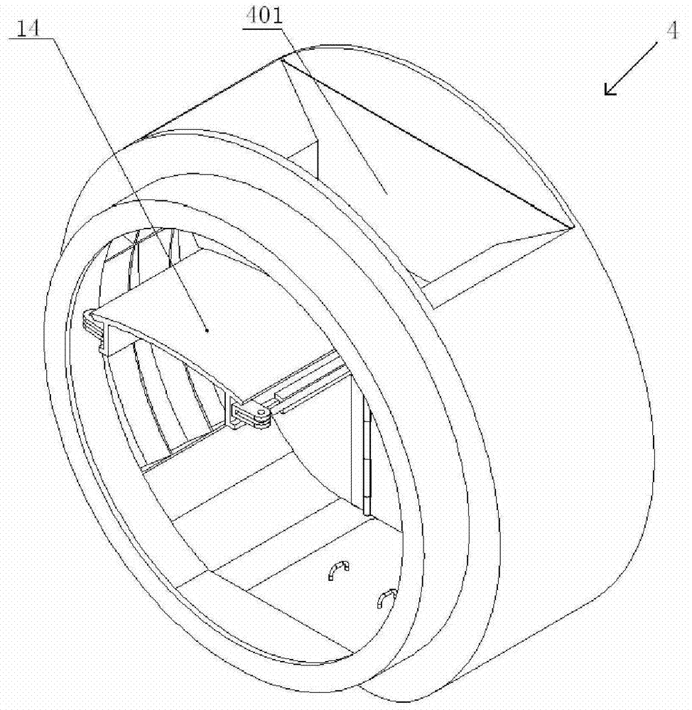 A long-distance large-slope inclined shaft full-section rock roadheader