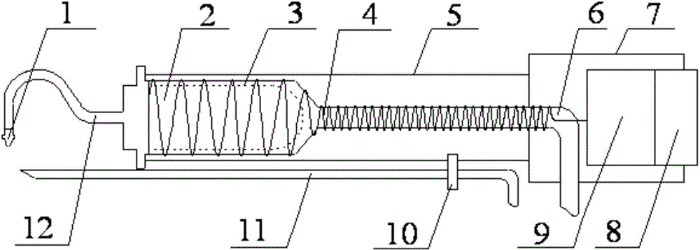 Smoke heating and sampling gun