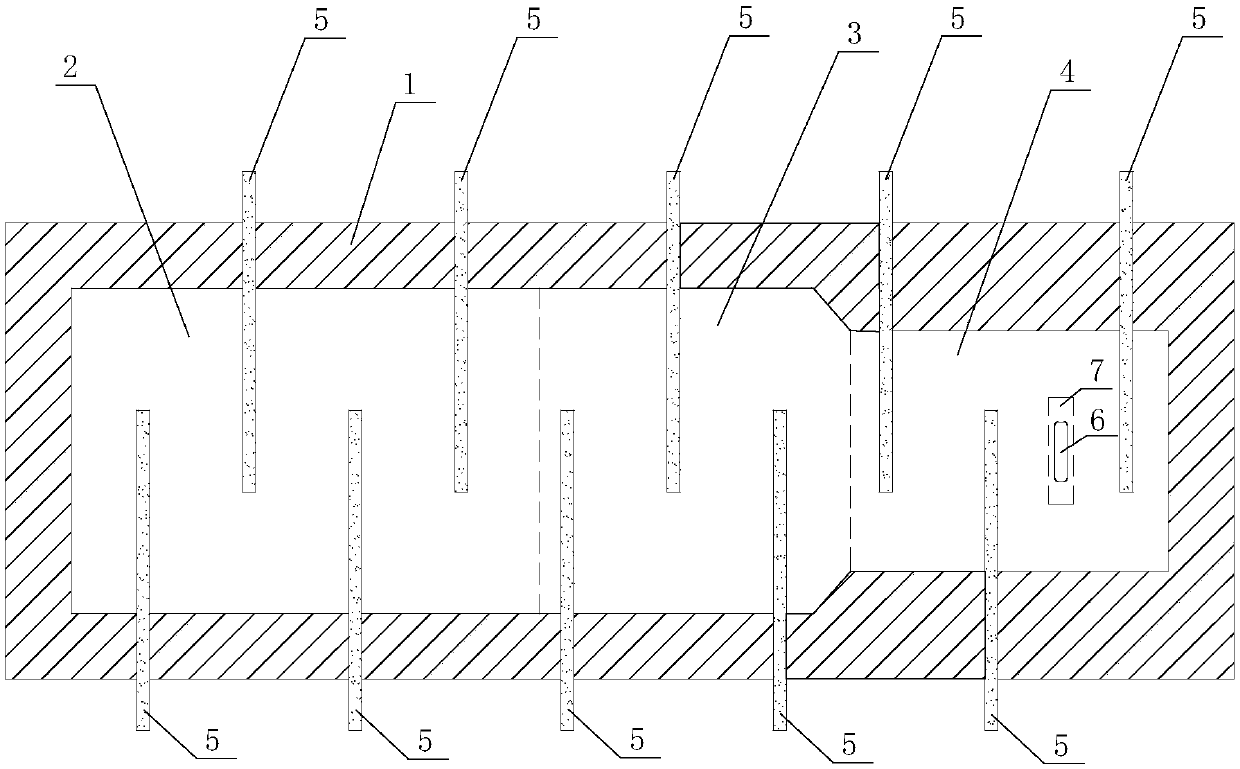 Gas-electric kiln for producing basalt continuous fiber