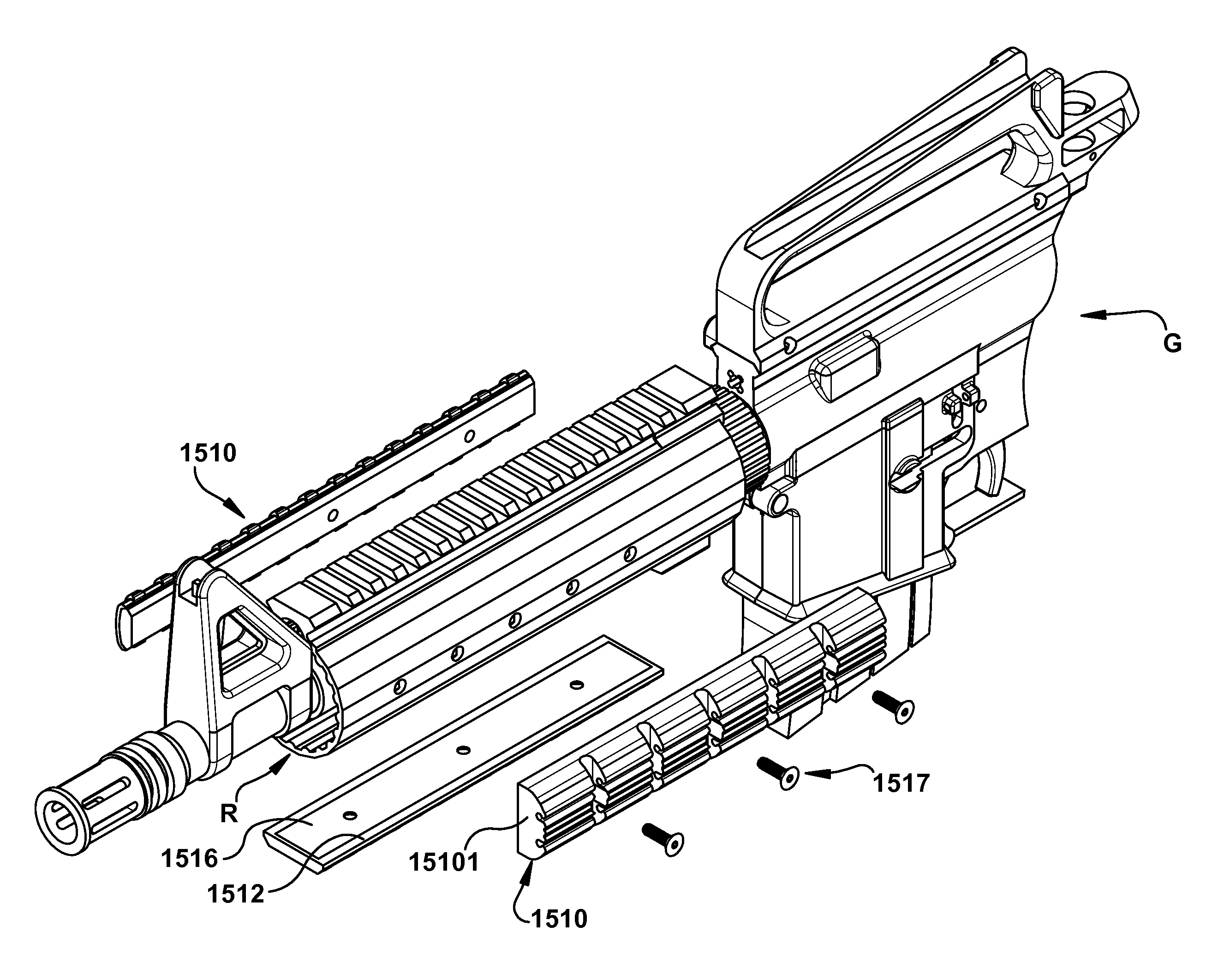 Adhesive and bolt-on type gun grip, gun equipment and accessory systems