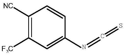 Synthesis method of 4-isothiocyanato-2-(trifluoromethyl)benzonitrile