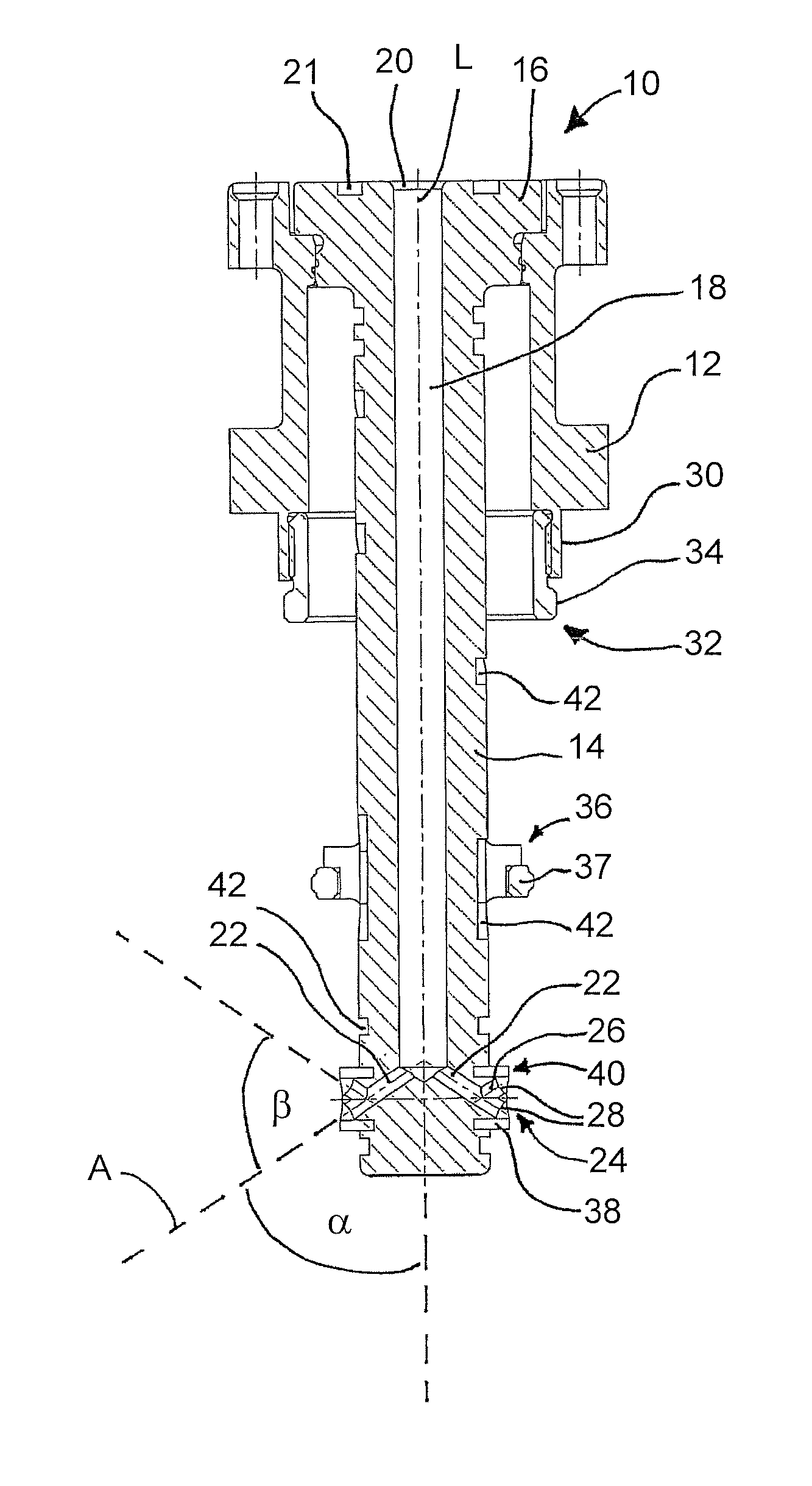 Injection moulding device